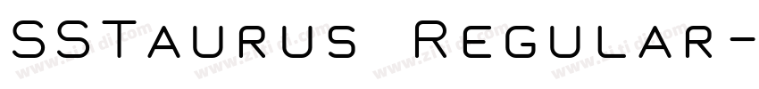 SSTaurus Regular字体转换
